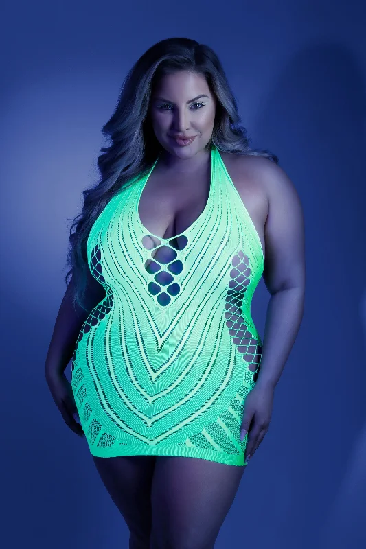 Sexy prom dresses for a memorable nightShock Value Halter Dress - Queen - Neon Green Sexy prom dresses for a memorable nightShock Value Halter Dress - Queen - Neon Green