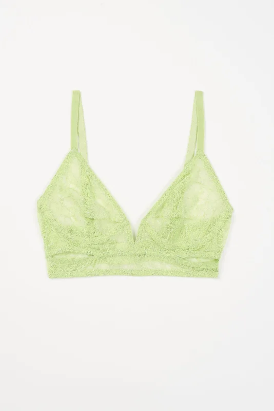 Women's polka - dot lingerie for a fun and retro vibeMarie Soft Plunge V Wire Bra | Matcha Women's polka - dot lingerie for a fun and retro vibeMarie Soft Plunge V Wire Bra | Matcha