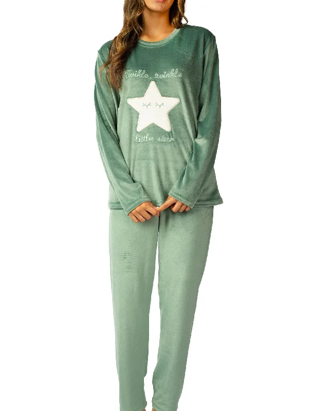 Women's corset - style lingerie with boning detailsTwinkle Star Sleepwear Set