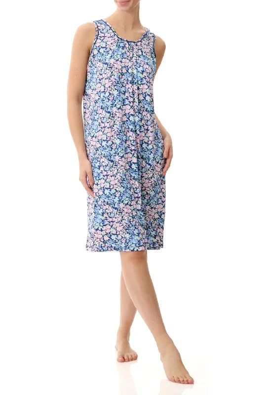 Women's animal - print lingerie for a wild styleVenus Short Sleeveless Nightie