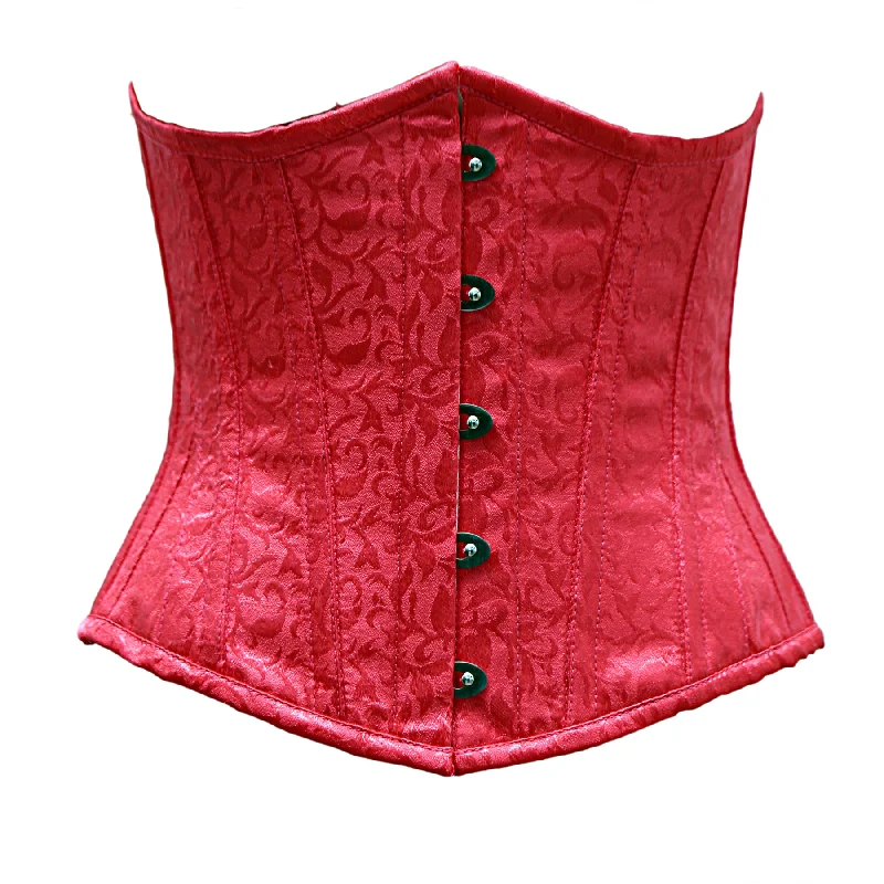 Steampunk - themed bustiers with brass accentsSteampunk - themed bustiers with brass accentsMagera Fuchsia Satin Brocade Underbust Corset Steampunk - themed bustiers with brass accentsSteampunk - themed bustiers with brass accentsMagera Fuchsia Satin Brocade Underbust Corset