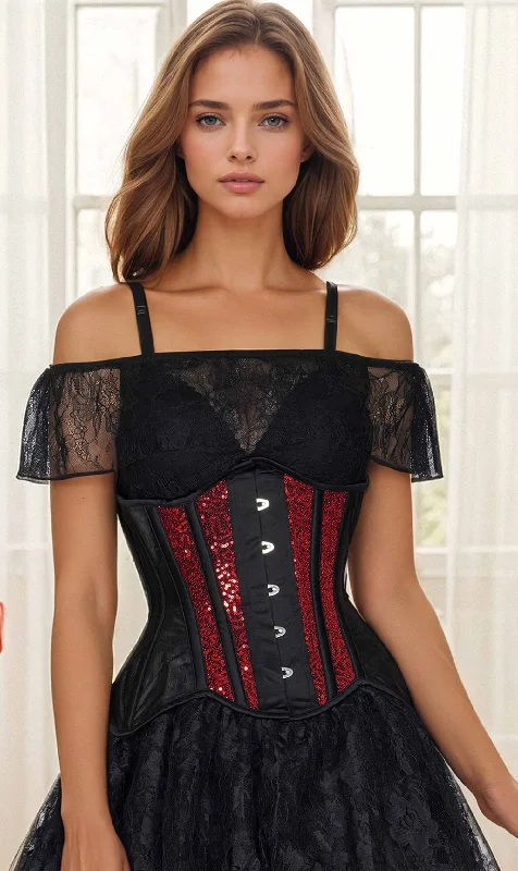 Supportive bustiers for large - busted womenSupportive bustiers for large - busted womenLaunfal Mesh Sequin Corset Supportive bustiers for large - busted womenSupportive bustiers for large - busted womenLaunfal Mesh Sequin Corset