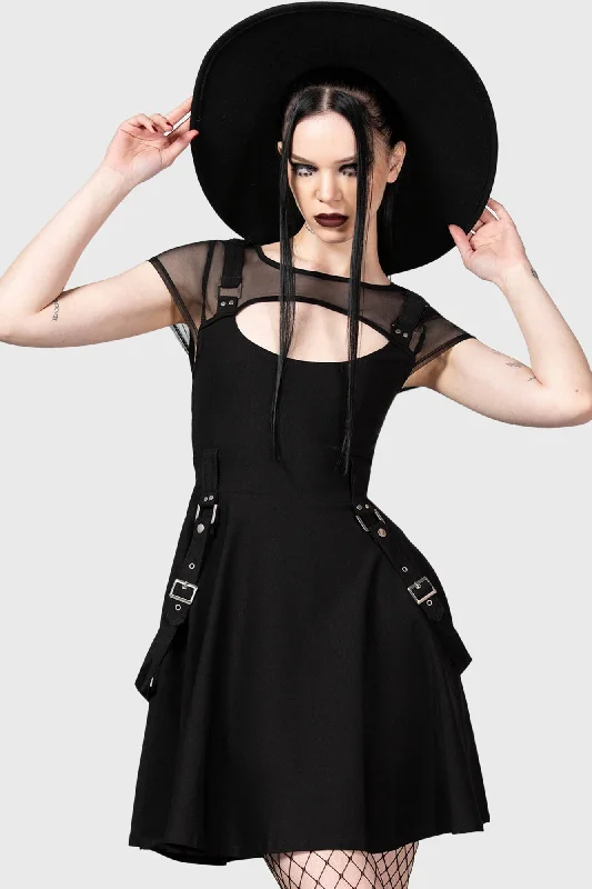 Tie - back sexy dresses for an adjustable fitKounter Kulture Skater Dress - Resurrect Tie - back sexy dresses for an adjustable fitKounter Kulture Skater Dress - Resurrect