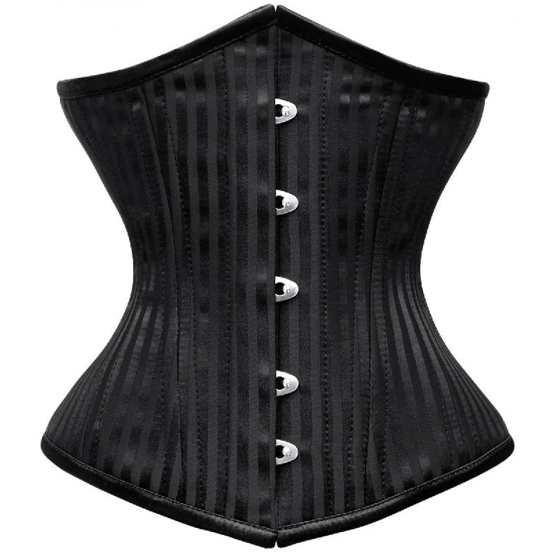 Wedding - style bustiers for bridesmaids or special eventsWedding - style bustiers for bridesmaids or special eventsWT-UB BLACK/BLACK STRIPE JACQ Wedding - style bustiers for bridesmaids or special eventsWedding - style bustiers for bridesmaids or special eventsWT-UB BLACK/BLACK STRIPE JACQ