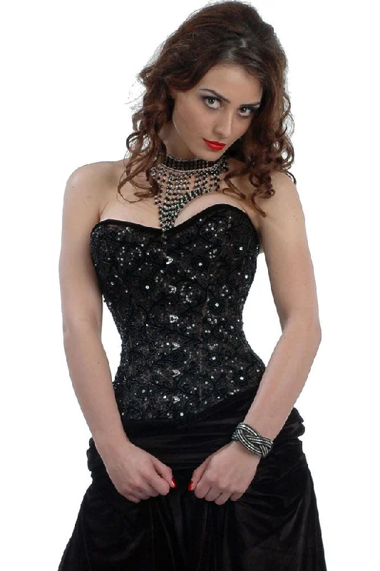 Victorian - era corsets with intricate boning detailsVictorian - era corsets with intricate boning detailsElvia Overbust Corset Victorian - era corsets with intricate boning detailsVictorian - era corsets with intricate boning detailsElvia Overbust Corset