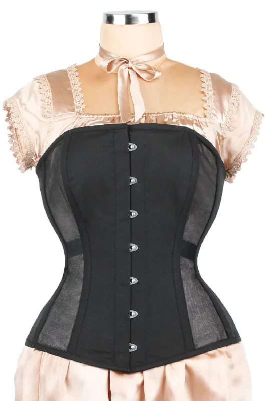 Black bustiers for a classic and versatile lookBlack bustiers for a classic and versatile lookEdwardian Long Line Mesh Corset (ELC-401) Black bustiers for a classic and versatile lookBlack bustiers for a classic and versatile lookEdwardian Long Line Mesh Corset (ELC-401)