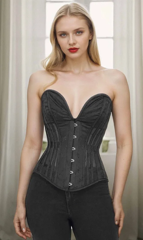 Breathable corsets for all - day wearBreathable corsets for all - day wearAlice Black Mesh Overbust Corset Breathable corsets for all - day wearBreathable corsets for all - day wearAlice Black Mesh Overbust Corset