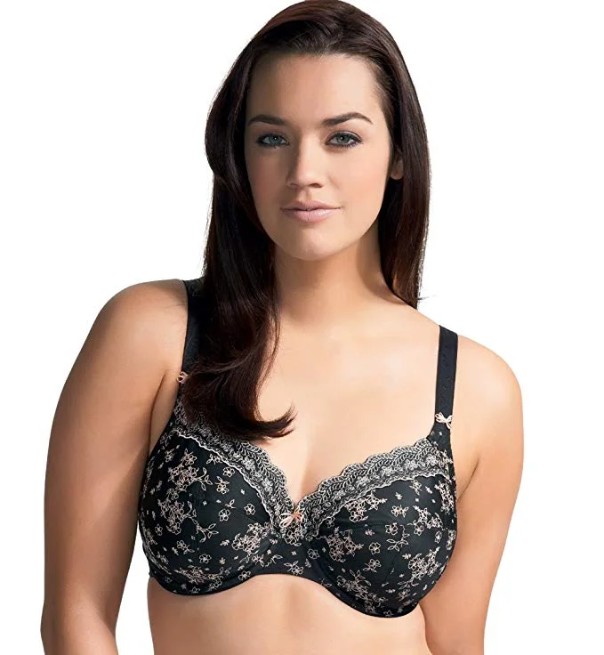 Women's leather - look lingerie for an edgy styleElomi 8100, Abi Underwire Bandless Bra Women's leather - look lingerie for an edgy styleElomi 8100, Abi Underwire Bandless Bra