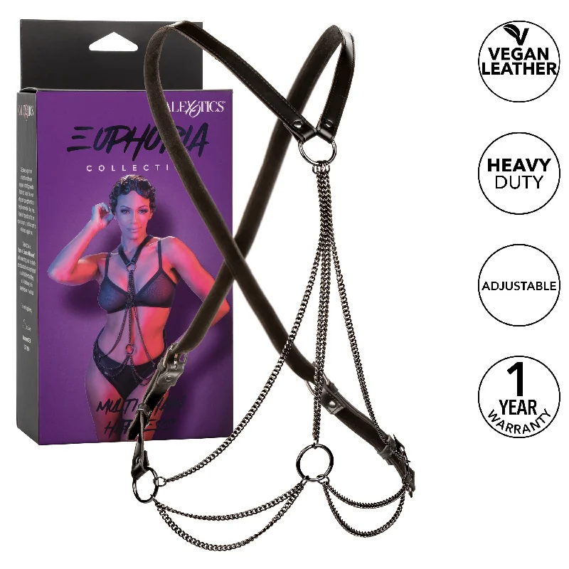 Denim - inspired sexy dresses for a casual - yet - sexy vibeCalifornia Exotics - Euphoria Collection Multi Chain Harness Dress Accessory (Black) Denim - inspired sexy dresses for a casual - yet - sexy vibeCalifornia Exotics - Euphoria Collection Multi Chain Harness Dress Accessory (Black)