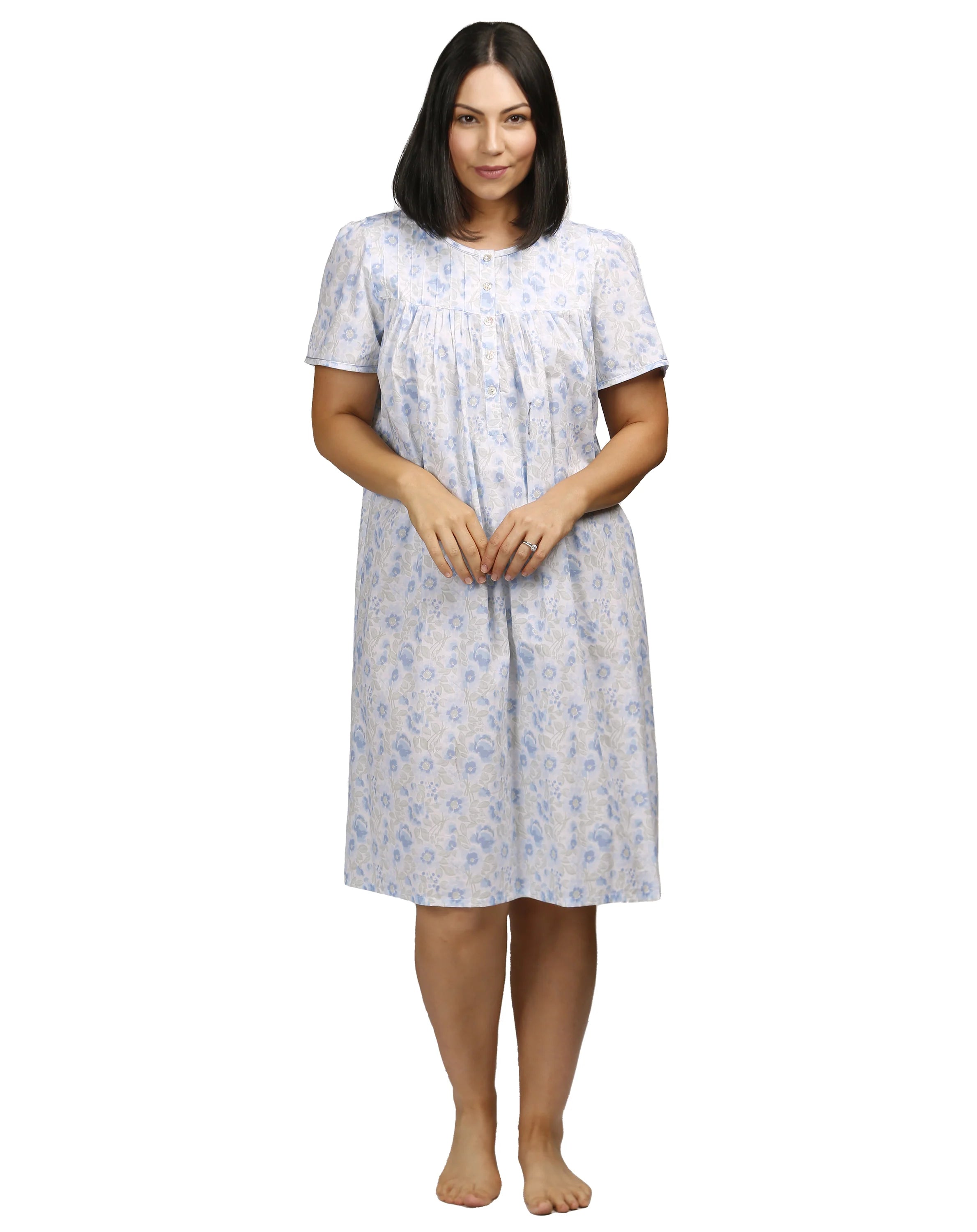 Women's nylon - based lingerie for durabilityHibiscus Nightie