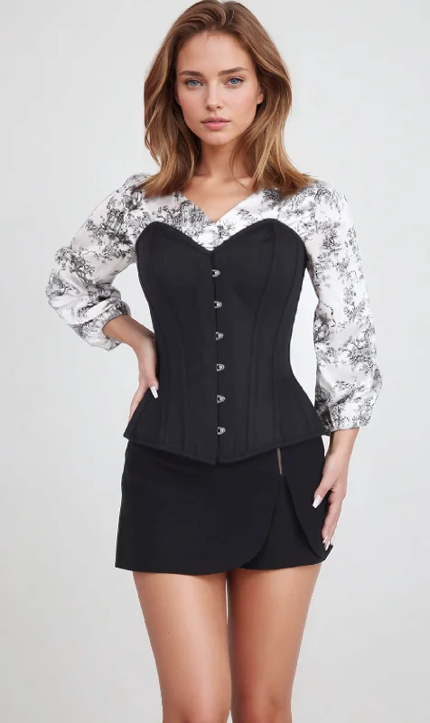 Floral - patterned corsets for a romantic and spring - like feelFloral - patterned corsets for a romantic and spring - like feelSweet Heart Waist Reducing Cotton Corset (ELC-301) Floral - patterned corsets for a romantic and spring - like feelFloral - patterned corsets for a romantic and spring - like feelSweet Heart Waist Reducing Cotton Corset (ELC-301)