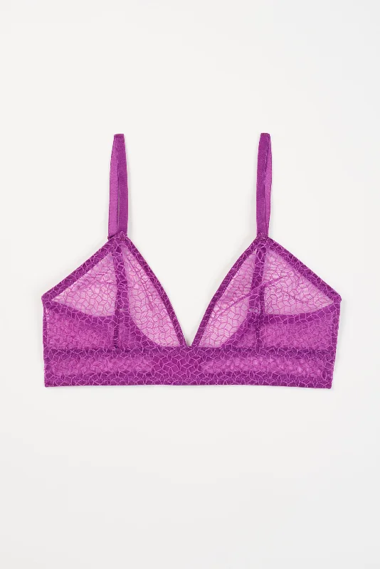 Women's balconette bra and brief lingerie combinationsKaleidoscope Soft Triangle Bra | Berry Women's balconette bra and brief lingerie combinationsKaleidoscope Soft Triangle Bra | Berry