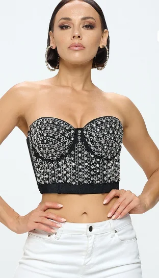 Pastel - colored corsets for a soft and feminine appealPastel - colored corsets for a soft and feminine appealBlinged out Bustier Pastel - colored corsets for a soft and feminine appealPastel - colored corsets for a soft and feminine appealBlinged out Bustier
