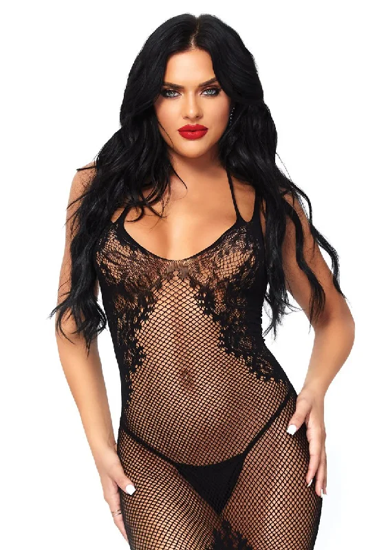 Velvet sexy dresses for a plush and warm lookFishnet Halter Dress - One Size - Black Velvet sexy dresses for a plush and warm lookFishnet Halter Dress - One Size - Black