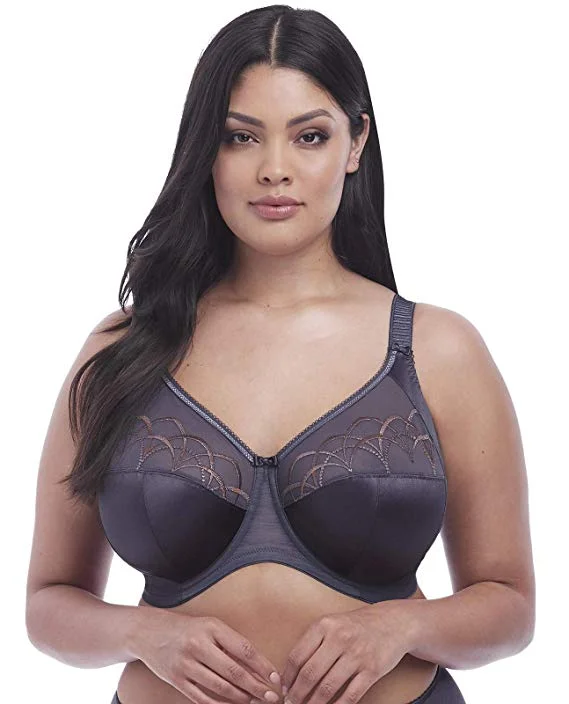 Women's multicolored floral - printed lingerieElomi 4030, Cate Underwire Full Cup Bra (Anthracite) Women's multicolored floral - printed lingerieElomi 4030, Cate Underwire Full Cup Bra (Anthracite)