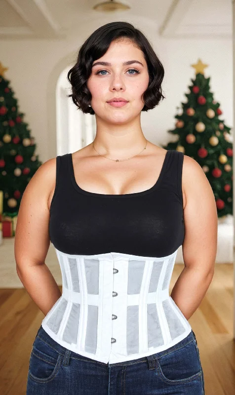 White bustiers for a pure and innocent aestheticWhite bustiers for a pure and innocent aestheticUnderbust Plus Size White Mesh Standard Corset White bustiers for a pure and innocent aestheticWhite bustiers for a pure and innocent aestheticUnderbust Plus Size White Mesh Standard Corset