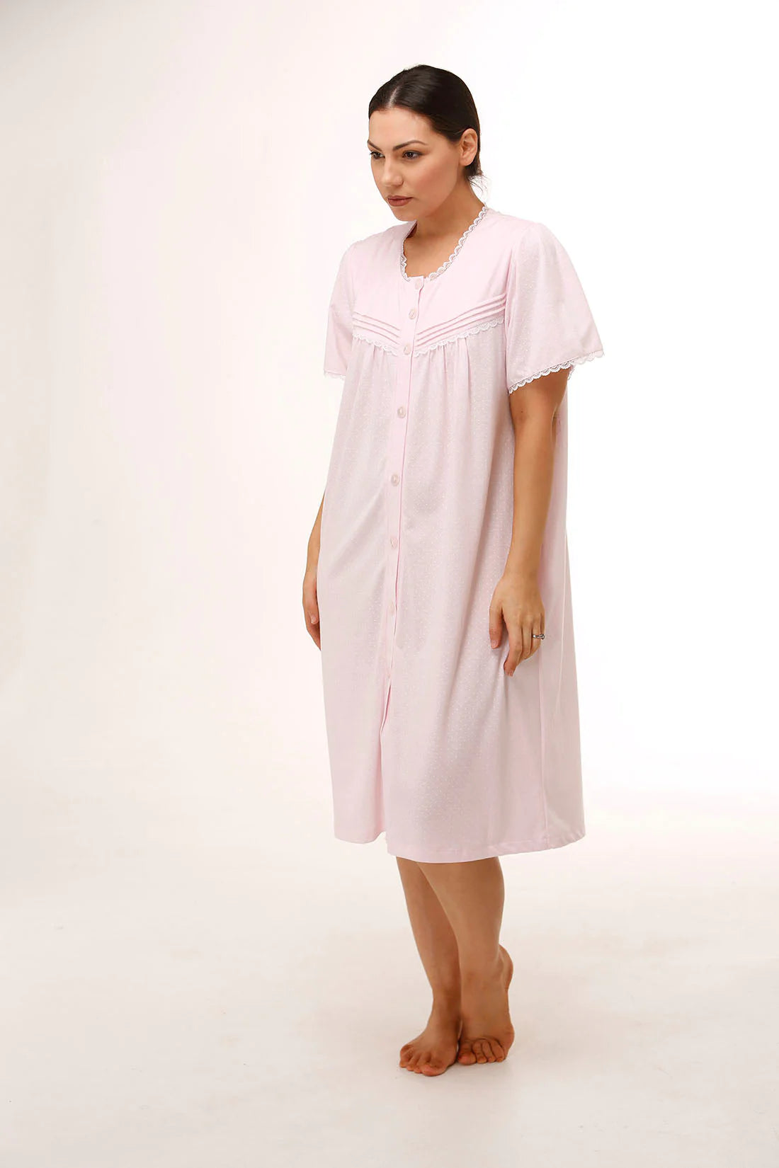 Women's microfiber lingerie for a lightweight optionPolkadot Brunch Coat