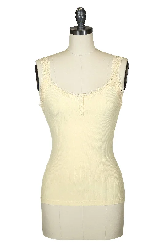 Waist - training corsets for long - term figure shapingWaist - training corsets for long - term figure shapingFollies D'Amour Lace Trim Singlet (Cream) Waist - training corsets for long - term figure shapingWaist - training corsets for long - term figure shapingFollies D'Amour Lace Trim Singlet (Cream)