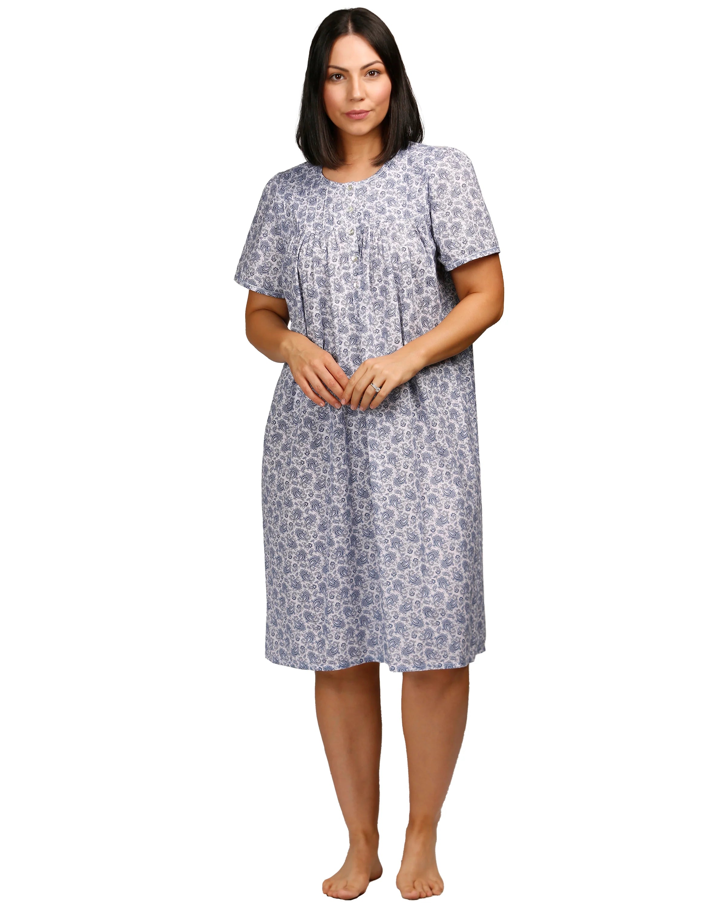 Women's animal - print lingerie for a wild stylePaisley Nightie
