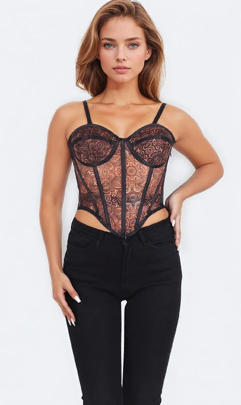 Burlesque - inspired bustiers for a performance lookBurlesque - inspired bustiers for a performance lookSallie Overbust Mesh Corset Burlesque - inspired bustiers for a performance lookBurlesque - inspired bustiers for a performance lookSallie Overbust Mesh Corset