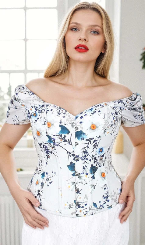 White bustiers for a pure and innocent aestheticWhite bustiers for a pure and innocent aestheticMylee Floral Cotton Lined Overbust Corset White bustiers for a pure and innocent aestheticWhite bustiers for a pure and innocent aestheticMylee Floral Cotton Lined Overbust Corset