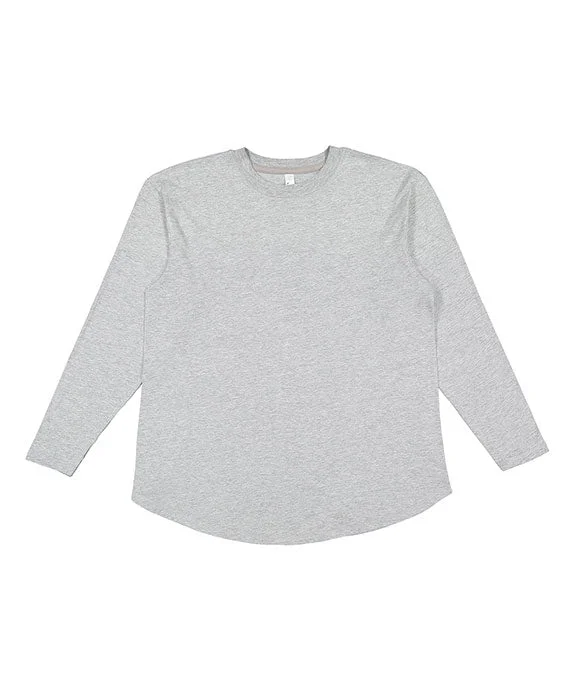 3508 - LAT Ladies Relaxed Long Sleeve T-Shirt | Heather