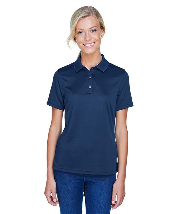 M345W - Harriton Ladies Advantage Snag Protection Plus IL Snap Placket Polo Shirt | Dark Navy