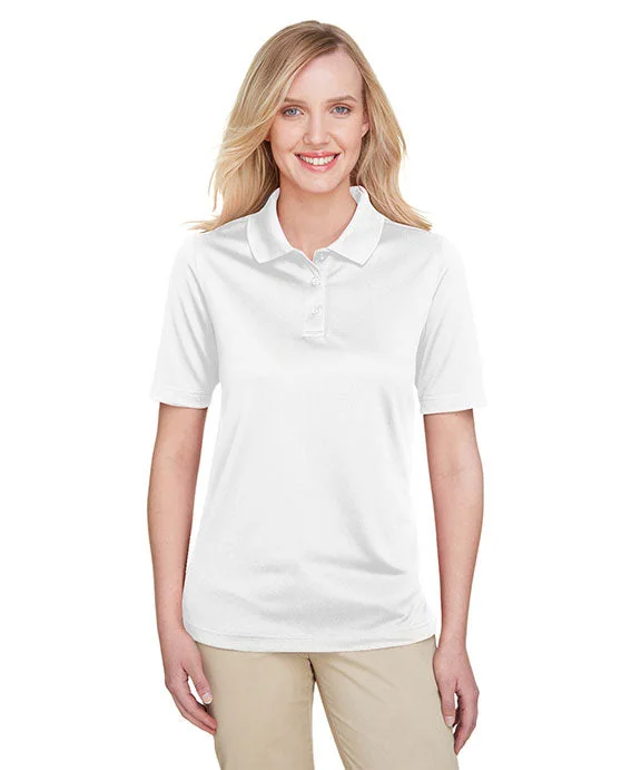 M348W - Harriton Ladies Advantage Snag Protection Plus Polo Shirt | White