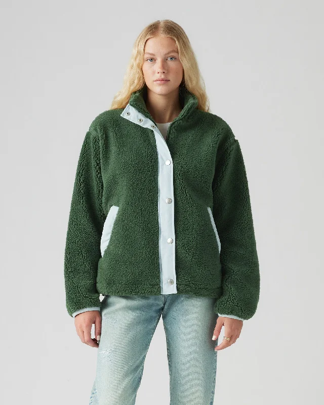 Valley Sherpa Jacket in Python Green