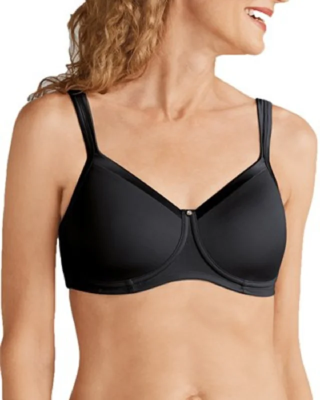Bra with a contour memory foam cup for a natural look​ Amoena Lara Satin Padded Wire-Free Bra - 44214