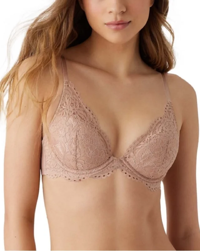 Bra with padded straps to reduce shoulder strain​ B. Tempt'd by Wacoal Ciao Bella Plunge Contour Bra - 953344 - Roebuck