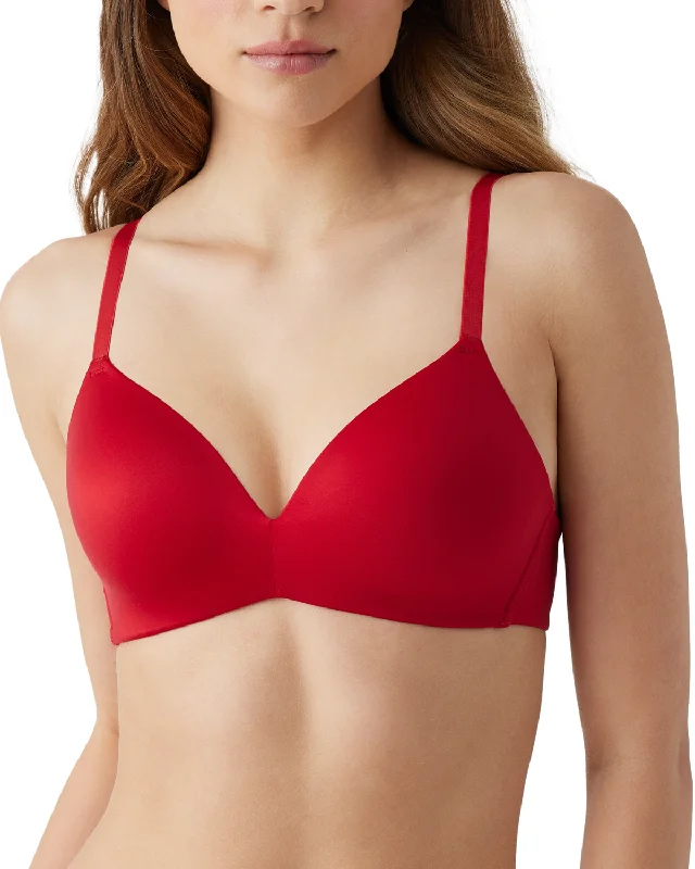 Bra with a cross - back strap design for a trendy look B. Tempt'd By Wacoal Future Foundation Wire free T-Shirt Bra (More colors available) - 956281 - Haute Red Bra with a cross - back strap design for a trendy look B. Tempt'd By Wacoal Future Foundation Wire free T-Shirt Bra (More colors available) - 956281 - Haute Red