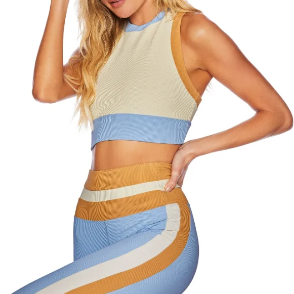 Bra with a plus - size back - closure for a secure fit​ Gwen Top - Beach Breeze
