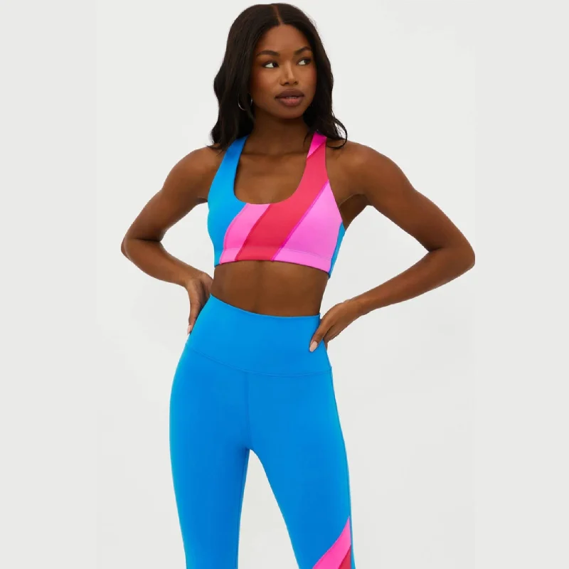Bra with a plus - size long - line design for a slimming effect​ Ria Top - Orchid Colorblock