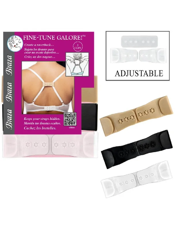 Women's bras with a silk blend for luxuryBraza Fine Tune Racer Back Converter, Multipack | Bra Racerback Clips | Adjustable Racerback Clips Women's bras with a silk blend for luxuryBraza Fine Tune Racer Back Converter, Multipack | Bra Racerback Clips | Adjustable Racerback Clips