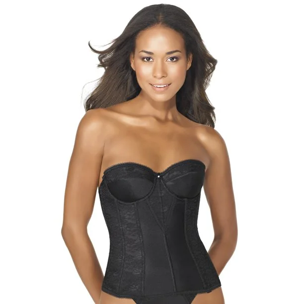 Bra with wide straps for added comfort and weight distribution BT 9498 LACE LONG LINE BRA Bra with wide straps for added comfort and weight distribution BT 9498 LACE LONG LINE BRA