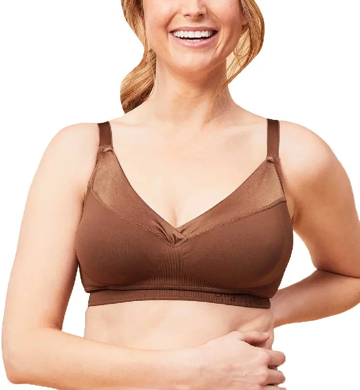 Bra with side - support panels to prevent spillage​ Cake Sugar Candy Posh Fuller Bust Everyday Bralette (28-8017) - Chestnut