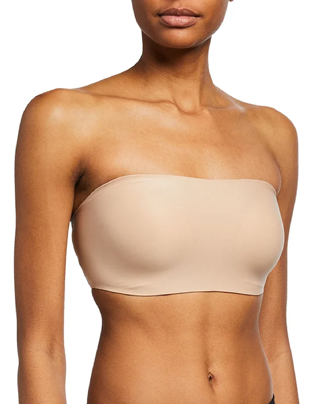 Bra with a polyester - lined cup for durability and moisture - wicking​ CHANTELLE 16A3 SOFT STRETCH PADDED BANDEAU BRA 16A3