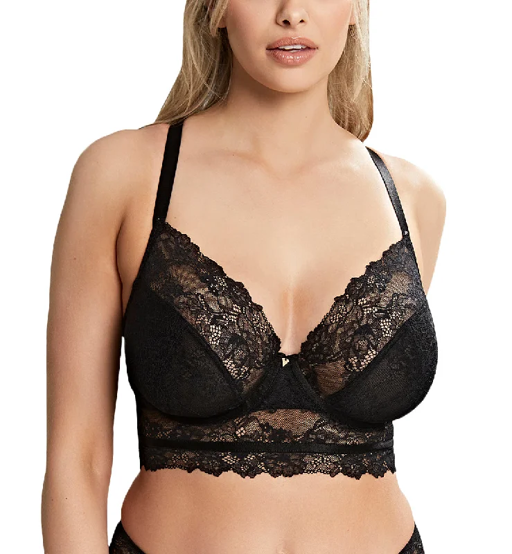 Strapless bras for wearing with strapless tops and dresses Cleo by Panache Selena Longline Plunge Underwire Bra (10626) - Noir Strapless bras for wearing with strapless tops and dresses Cleo by Panache Selena Longline Plunge Underwire Bra (10626) - Noir