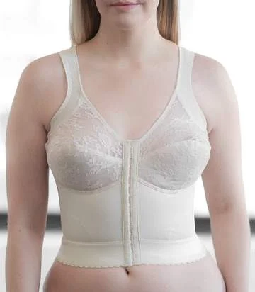 Front - closure bras for easy on and off CORTLAND INTIMATES STYLE 9603 - FRONT CLOSURE BACK SUPPORT LONG LINE BRA Front - closure bras for easy on and off CORTLAND INTIMATES STYLE 9603 - FRONT CLOSURE BACK SUPPORT LONG LINE BRA
