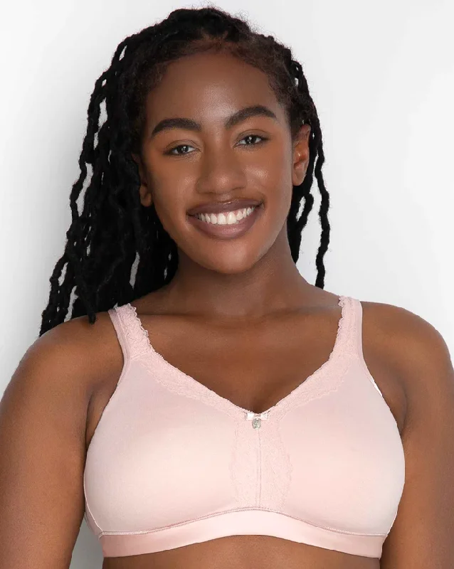 Back - closure bras with traditional hook - and - eye fastenings CURVY COUTURE 1010 COTTON LUXE UNLINED WIRE FREE BRALETTE Back - closure bras with traditional hook - and - eye fastenings CURVY COUTURE 1010 COTTON LUXE UNLINED WIRE FREE BRALETTE