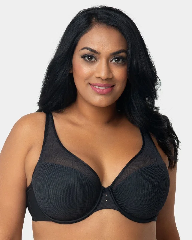 Bra with a solid color for a classic and versatile option CURVY COUTURE 1336 DIAMOND NET FULL COVERAGE PLUNGE BRA Bra with a solid color for a classic and versatile option CURVY COUTURE 1336 DIAMOND NET FULL COVERAGE PLUNGE BRA