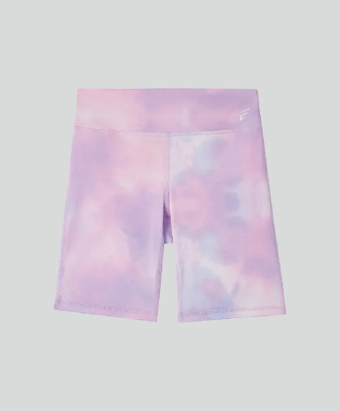 Unpadded bras for a natural and lightweight feel​ Energized Junior Digital Daydream Printed Bike Shorts