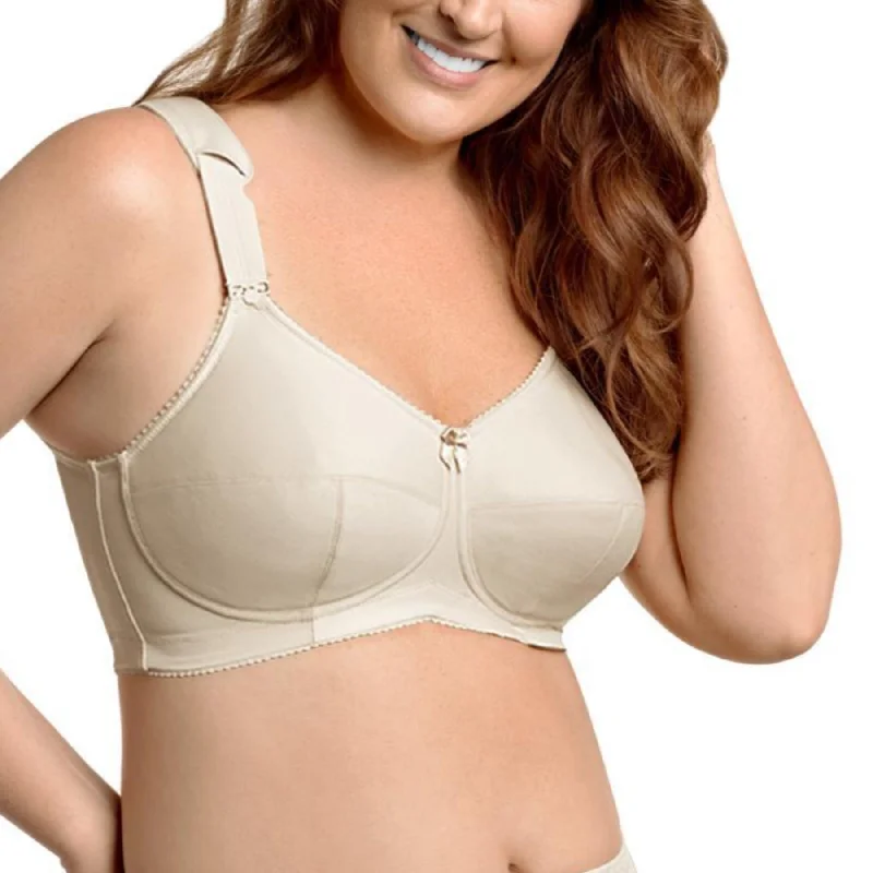 Bra with a hypoallergenic lining for sensitive skin​ Full Coverage Wireless Soft Cup Bra 1505 - Nude