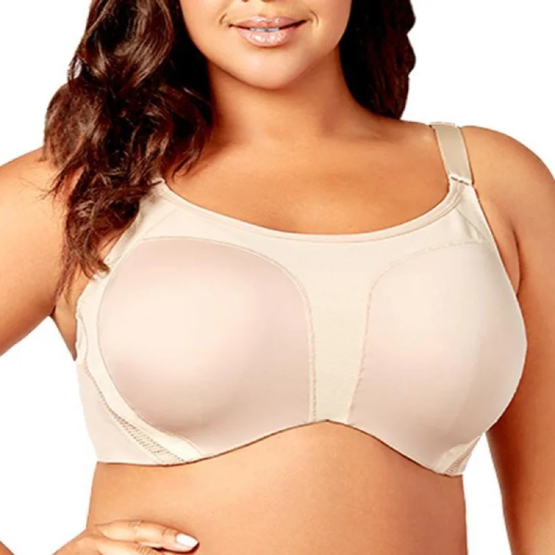 Bra with a built - in underwire for enhanced support​ Microfiber Underwire Sports Bra 2511 - Nude