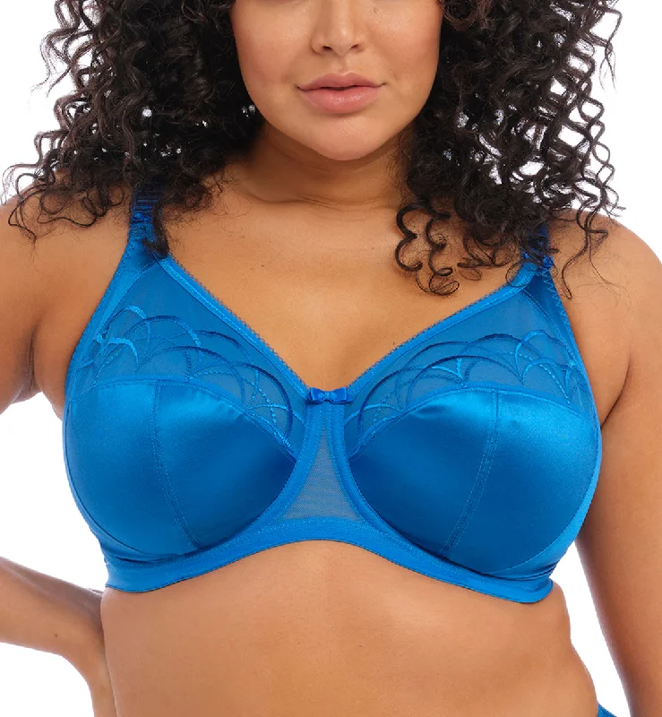 Bra with a multi - way strap system for different outfits Elomi Cate Embroidered Full Cup Banded Underwire Bra (4030) - Tunis Bra with a multi - way strap system for different outfits Elomi Cate Embroidered Full Cup Banded Underwire Bra (4030) - Tunis