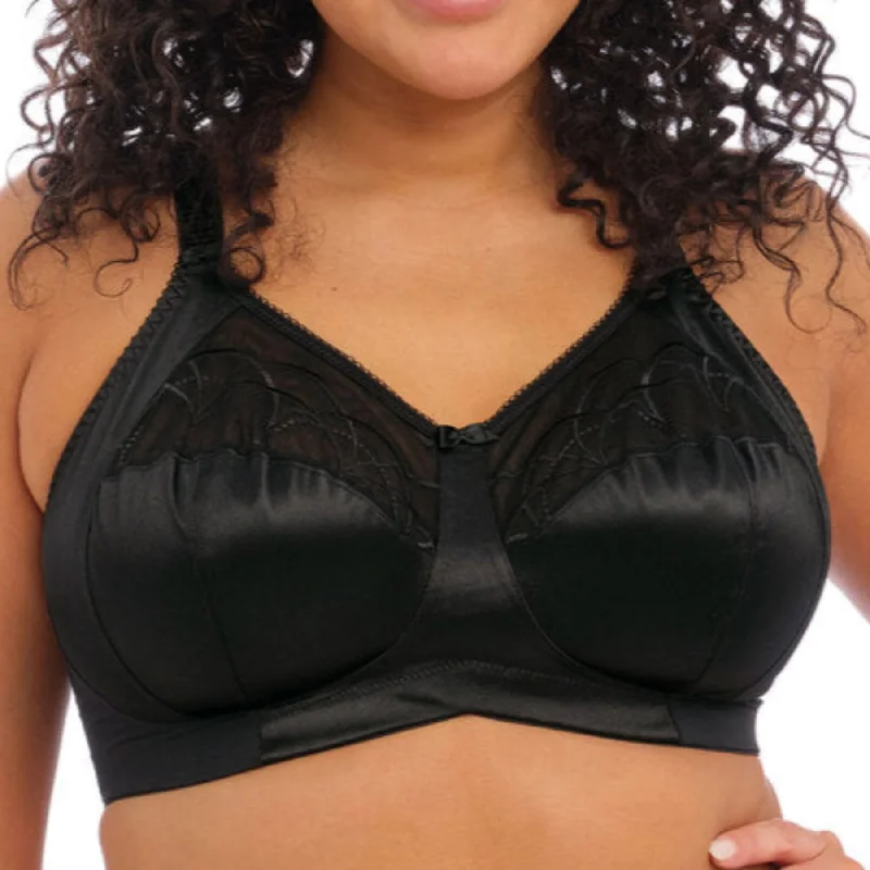 Unpadded bras for a natural and lightweight feel​ Cate Soft Cup Bra EL4033 - Black