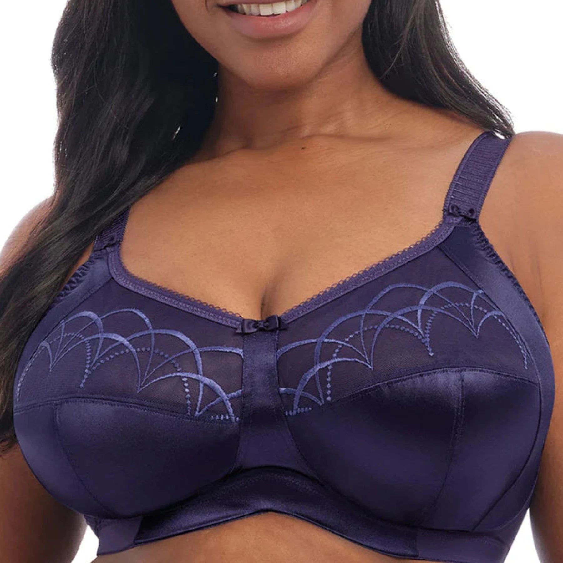 Bra with a lace - trim for an elegant and delicate touch Cate Soft Cup Bra EL4033 - Ink Bra with a lace - trim for an elegant and delicate touch Cate Soft Cup Bra EL4033 - Ink