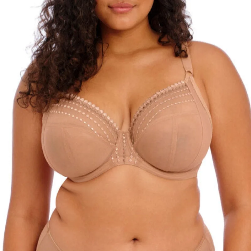 Sports bras for high - impact activities and workouts​ Matilda UW Plunge Bra EL8900 - Cafe Au Lait