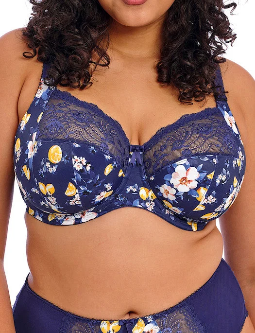Women's geometric - patterned brasElomi Morgan Underwire Banded Stretch Lace Bra, SICILIA Women's geometric - patterned brasElomi Morgan Underwire Banded Stretch Lace Bra, SICILIA